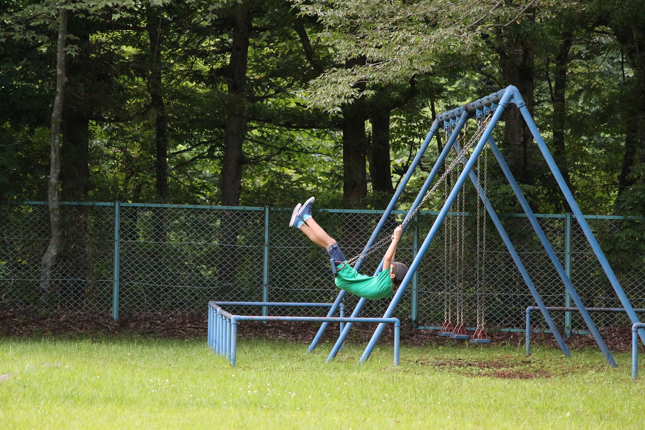 swing rolling child free photo