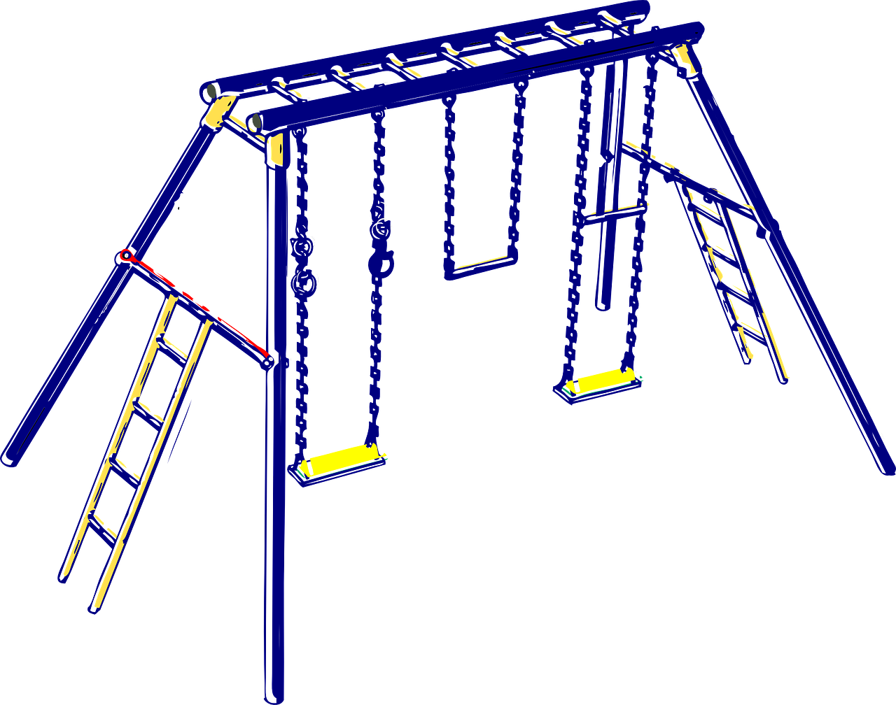 swing playground ladders free photo