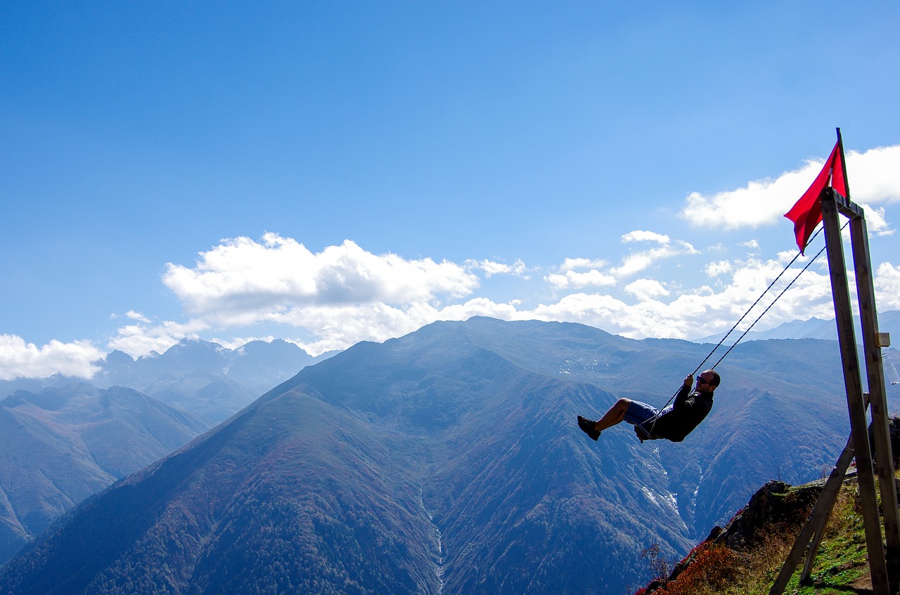 swing  alps  nature free photo