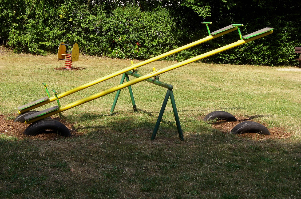 swing playground green free photo