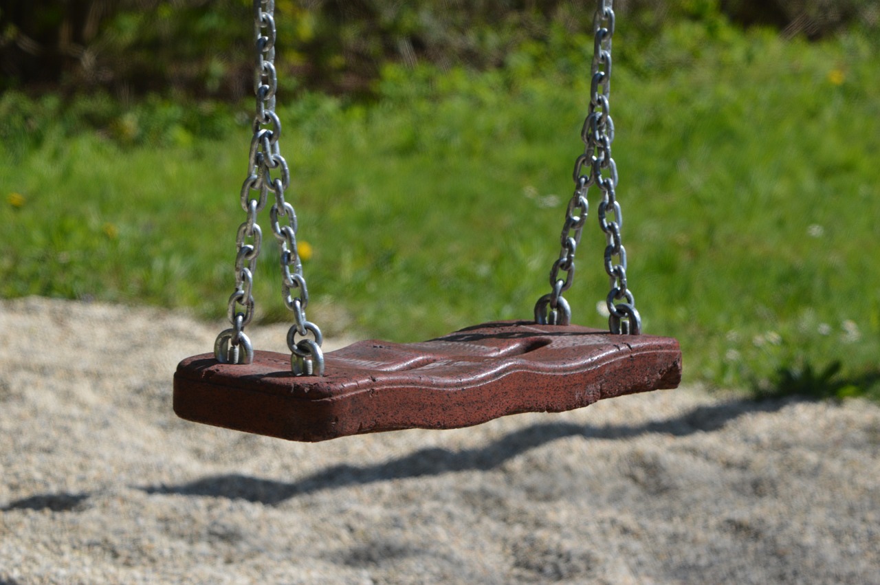swing children playground free photo