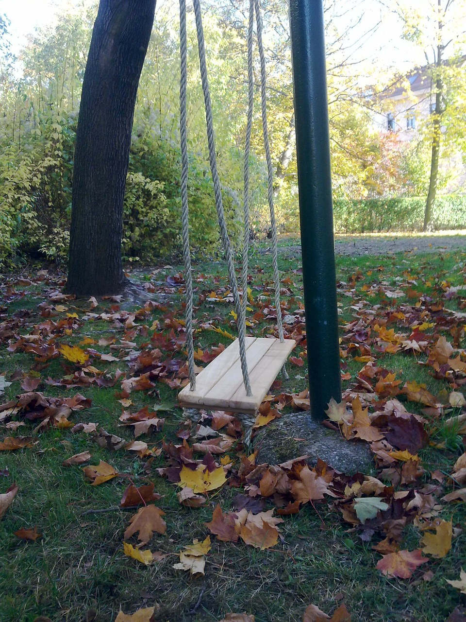 swing playground wood free photo