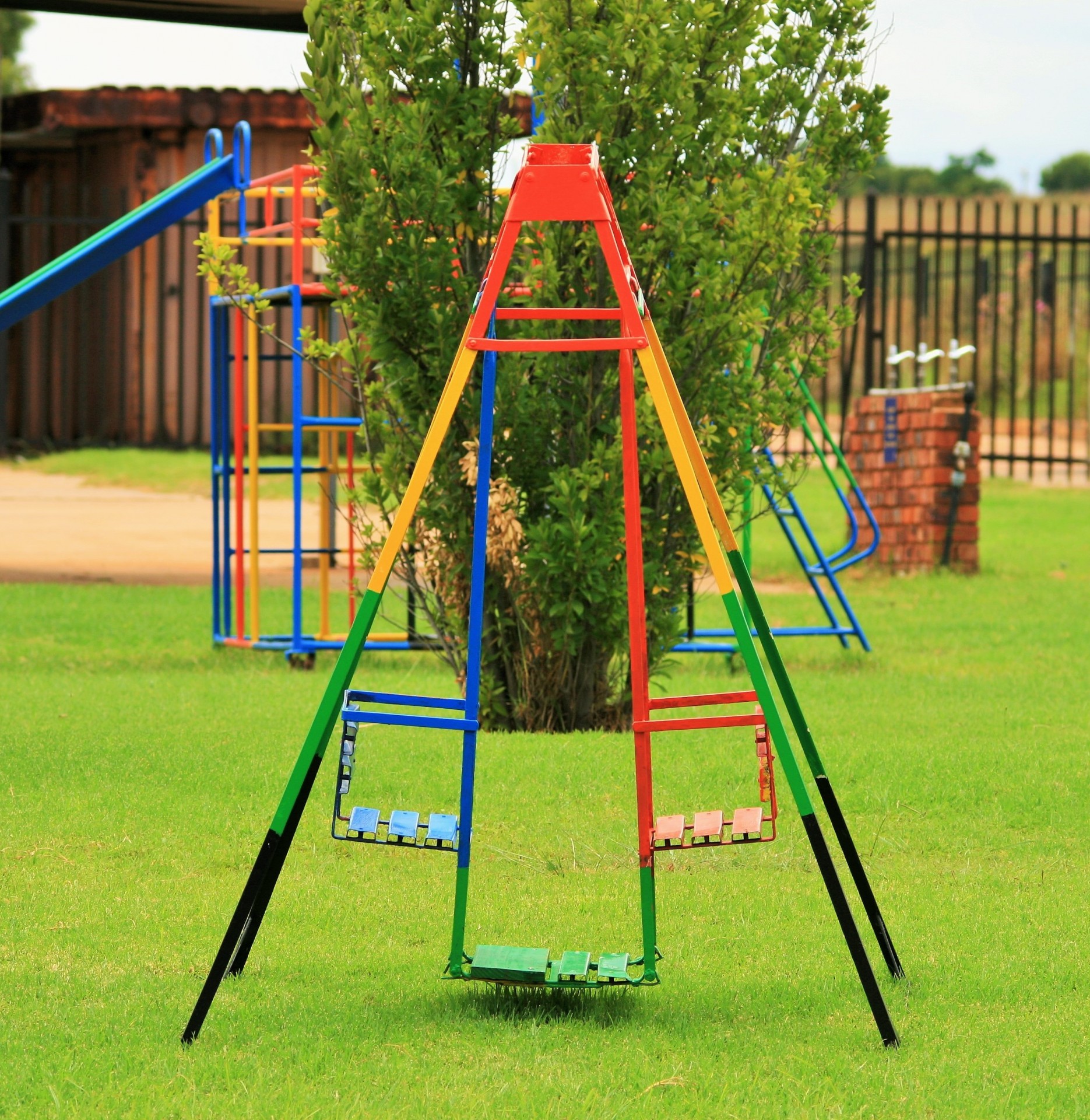 playground children colourful free photo