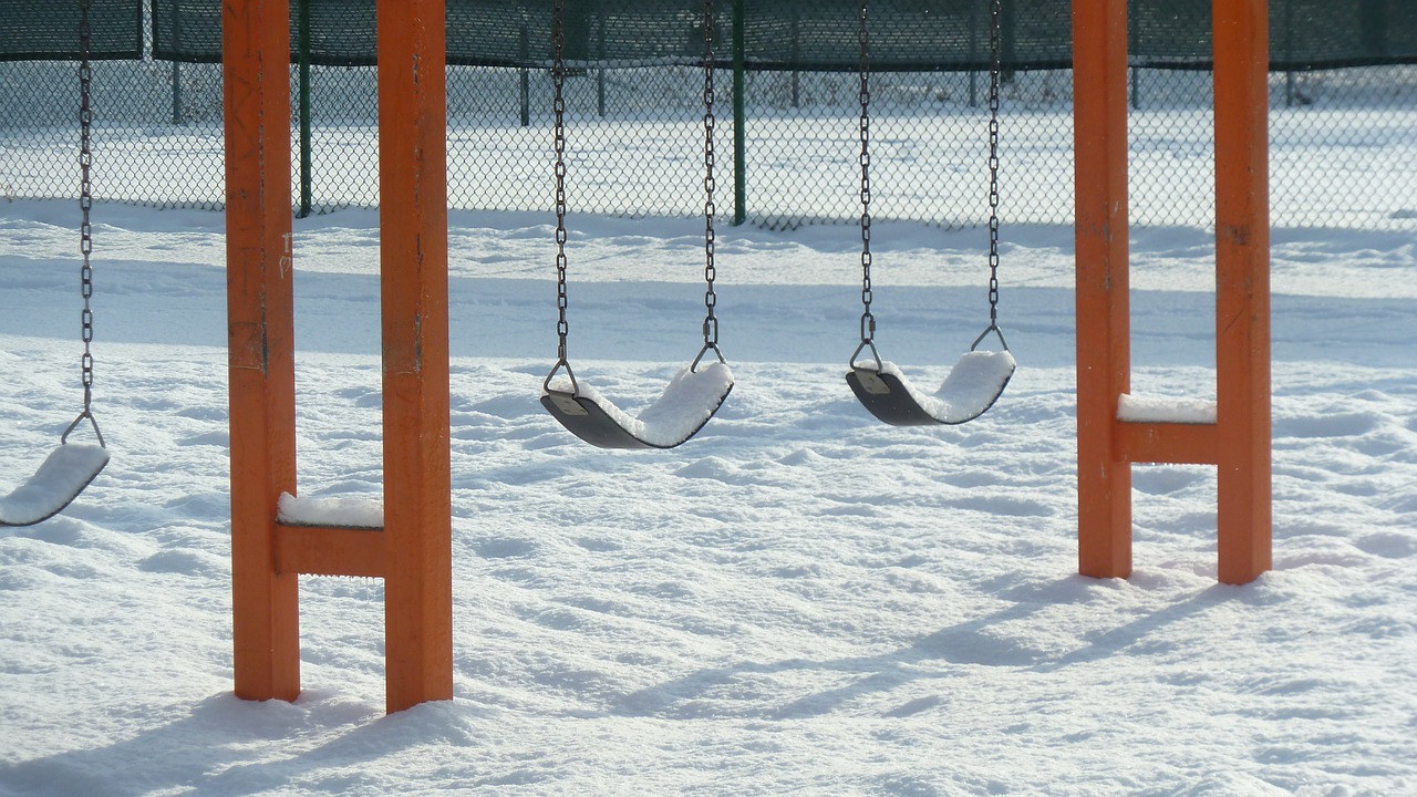 swings playground park free photo