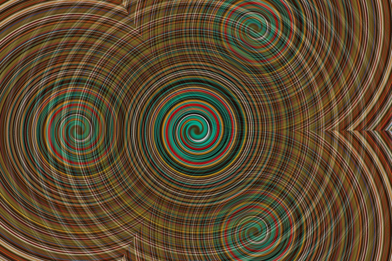 swirl spiral colors free photo