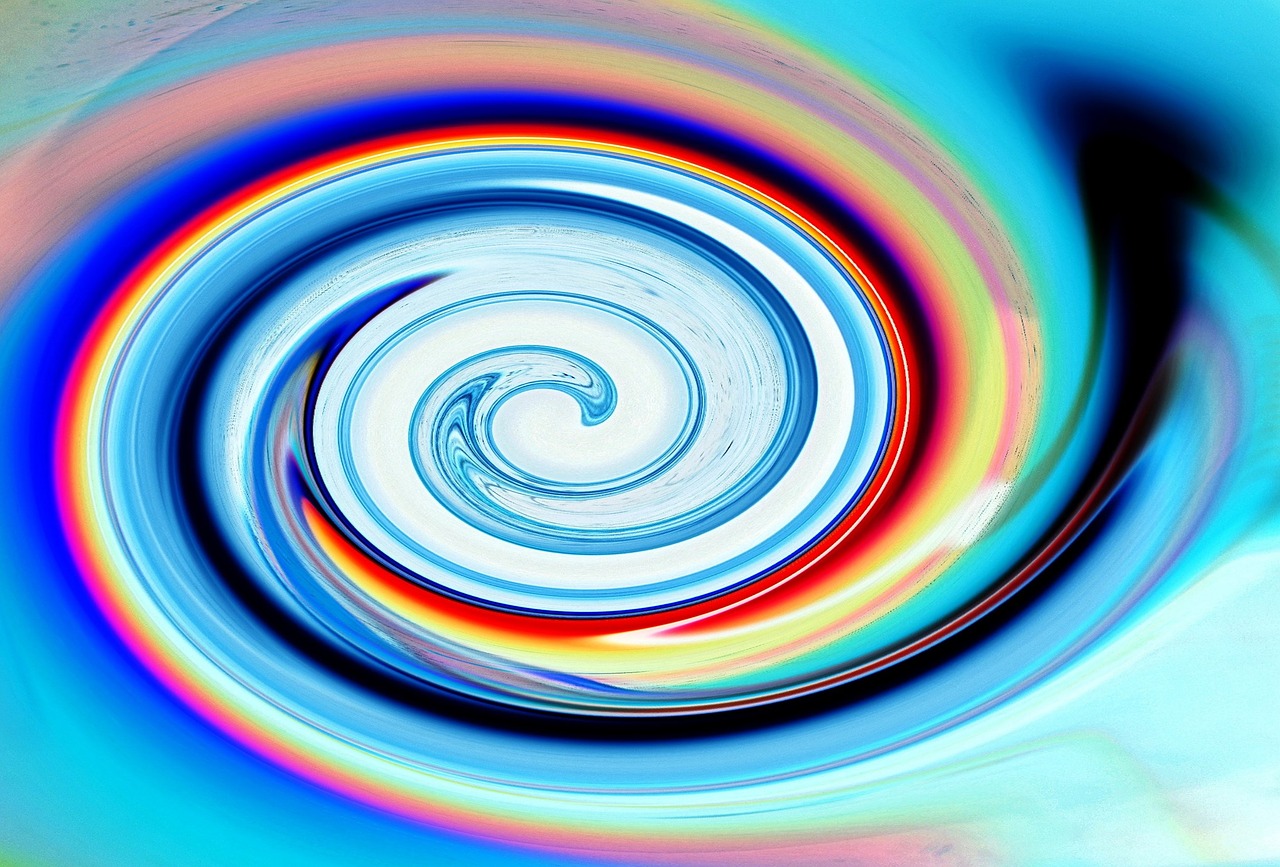 swirl swirling blue free photo