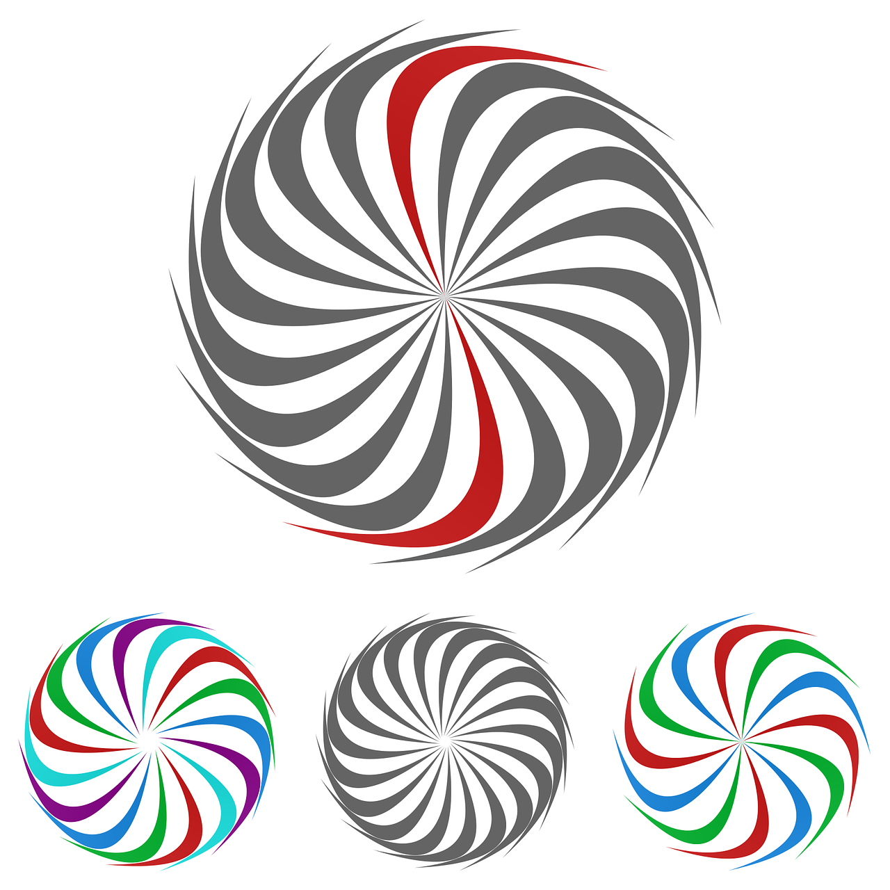 swirl logo vector free photo