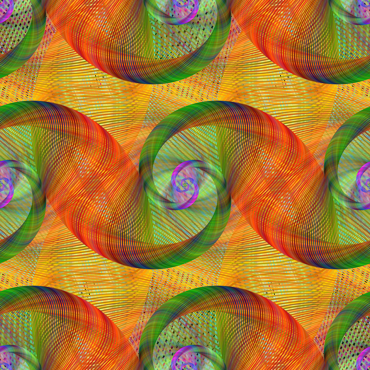 swirl fractal pattern free photo