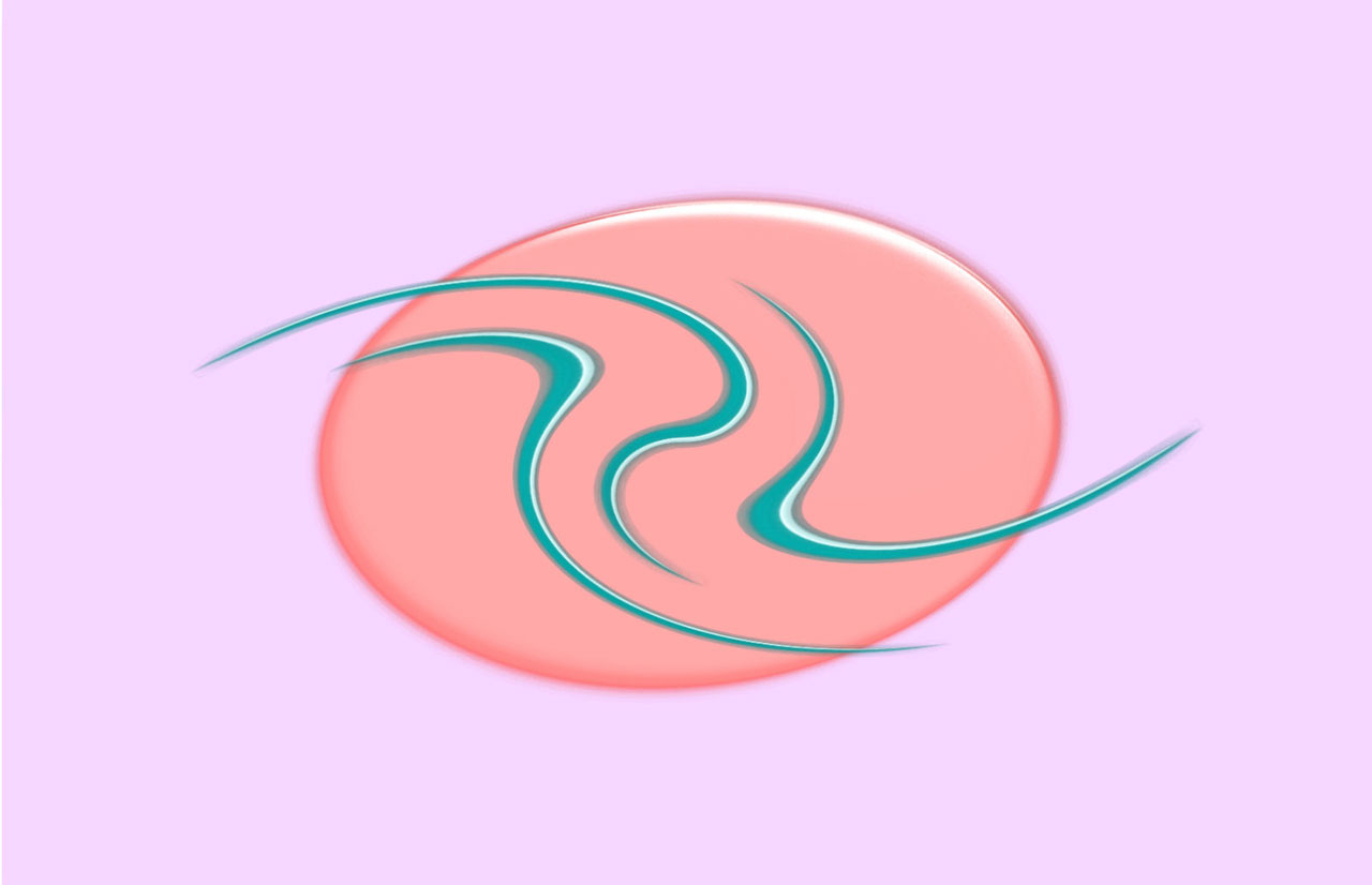 pink oval turquoise free photo