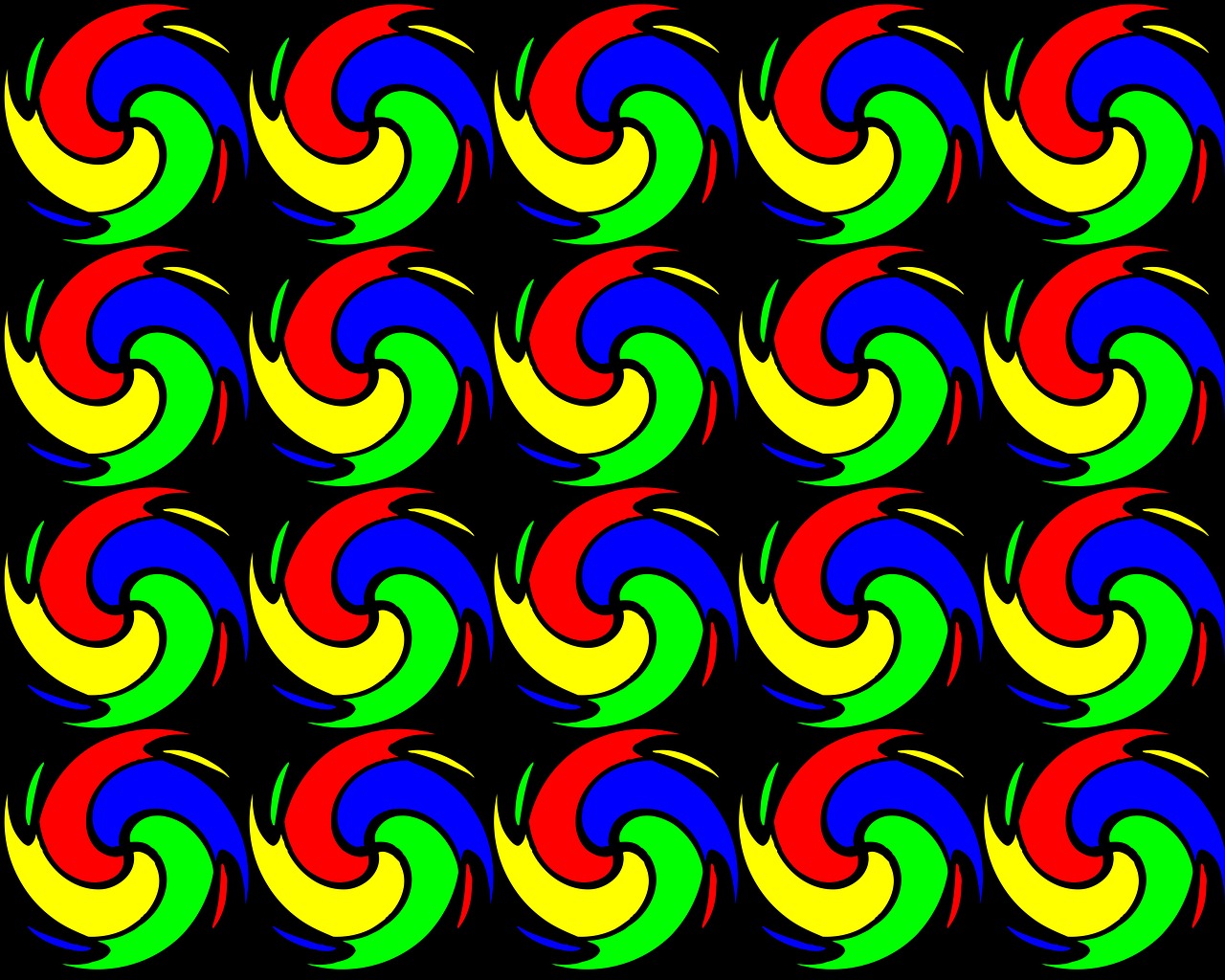 swirls pattern seamless free photo