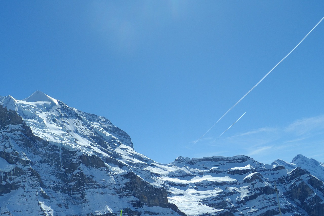 swiss jungfraujoch snow free photo
