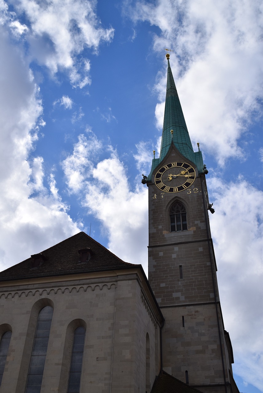 swiss cathedral sky free photo