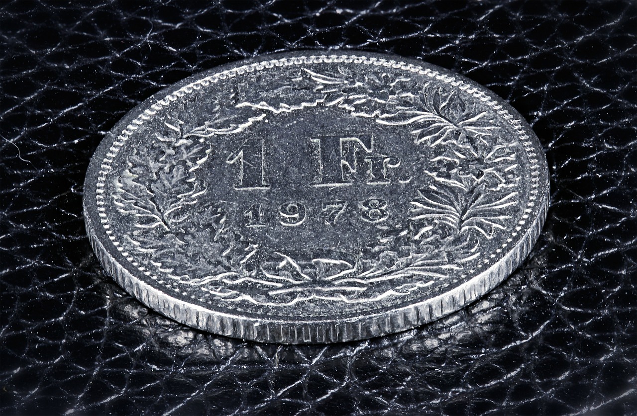 swiss francs coin money free photo