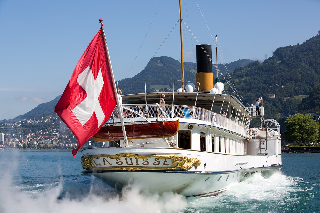 switzerland steamboat beautiful steam ship free photo