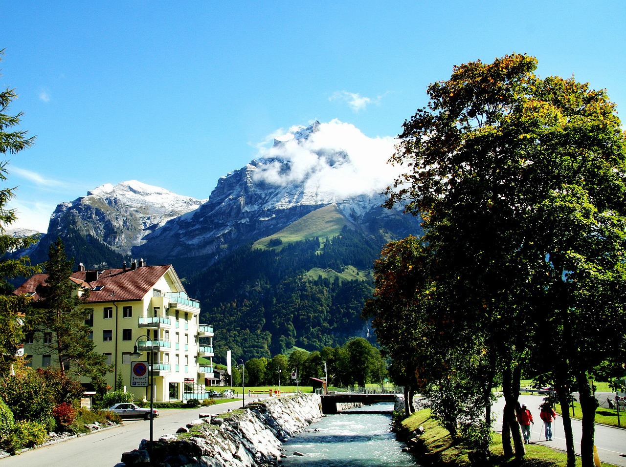 switzerland titlis snow mountain free photo