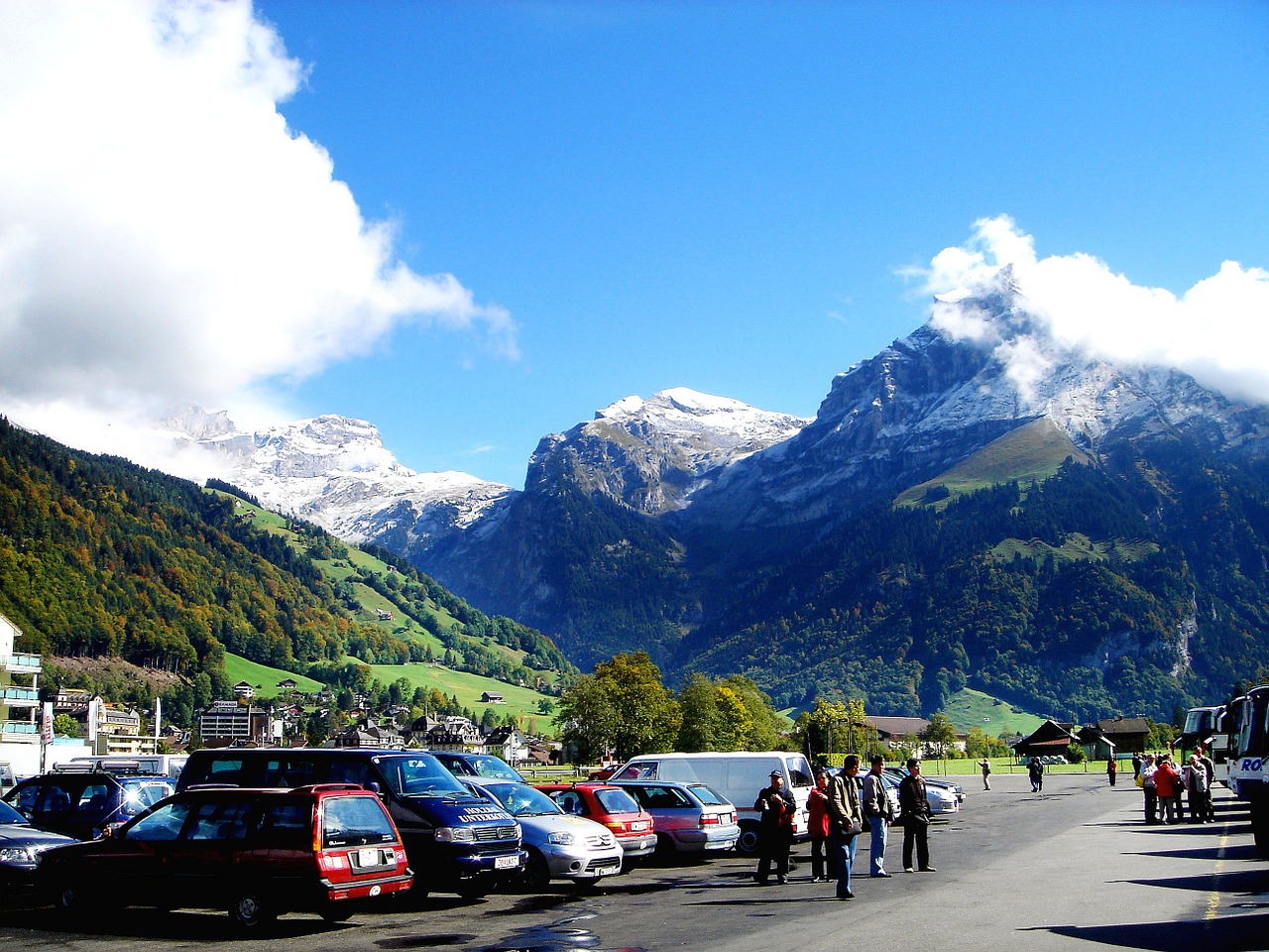 switzerland titlis snow mountain free photo