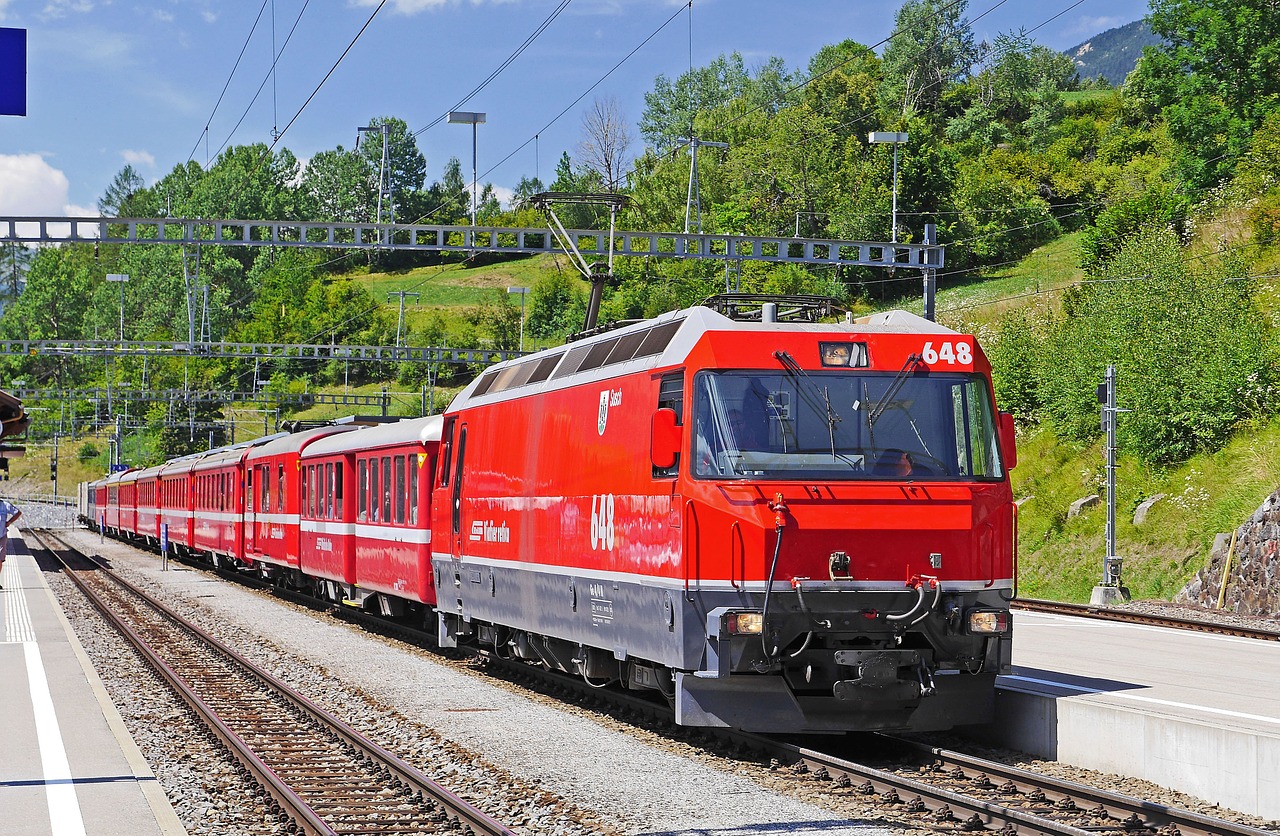 switzerland rhaetian railways filisur free photo
