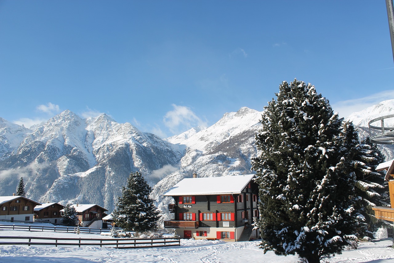 switzerland holiday snow free photo