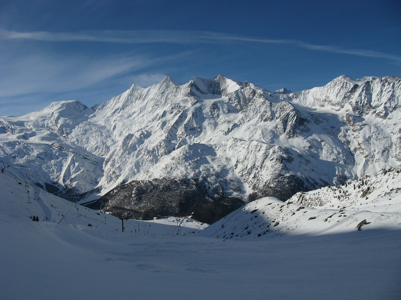 switzerland winter sports mountains free photo