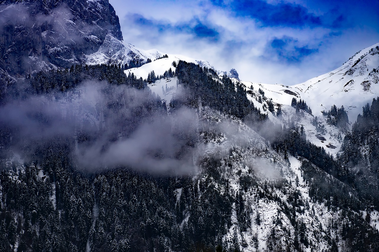 switzerland mountains sky free photo