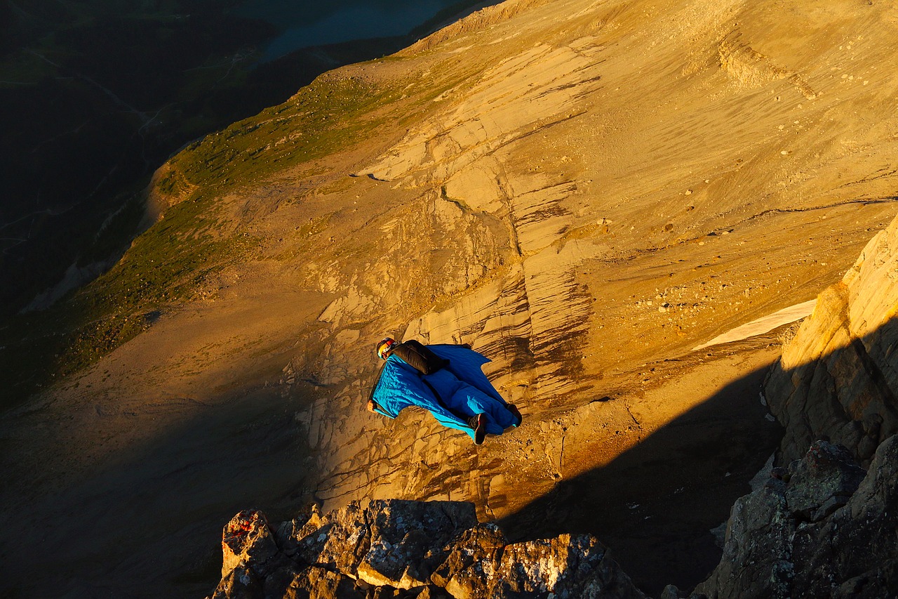 switzerland mountains skydiving free photo
