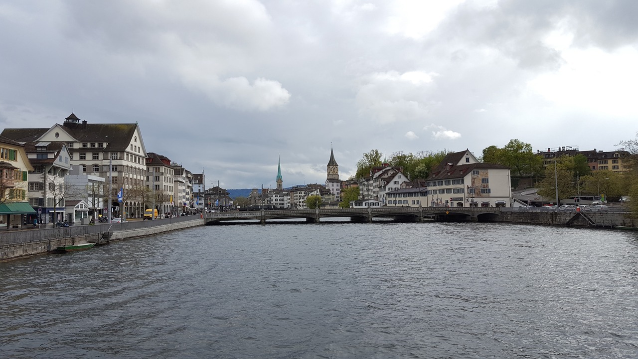 switzerland old town river free photo