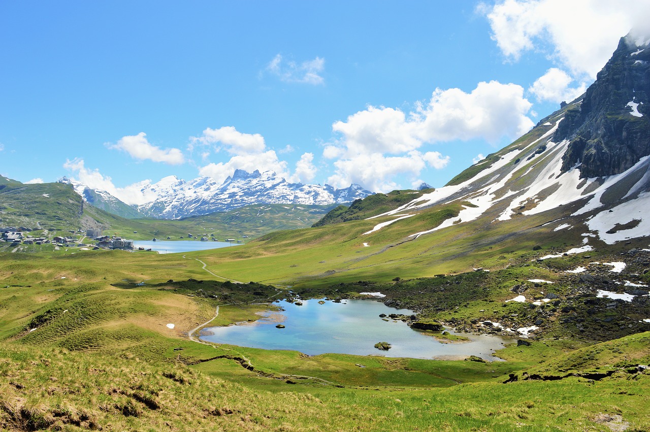 switzerland mountains snow free photo