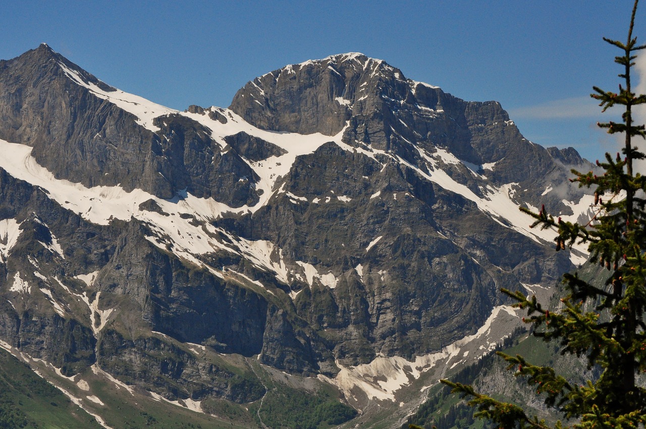 switzerland alpine mountain group free photo