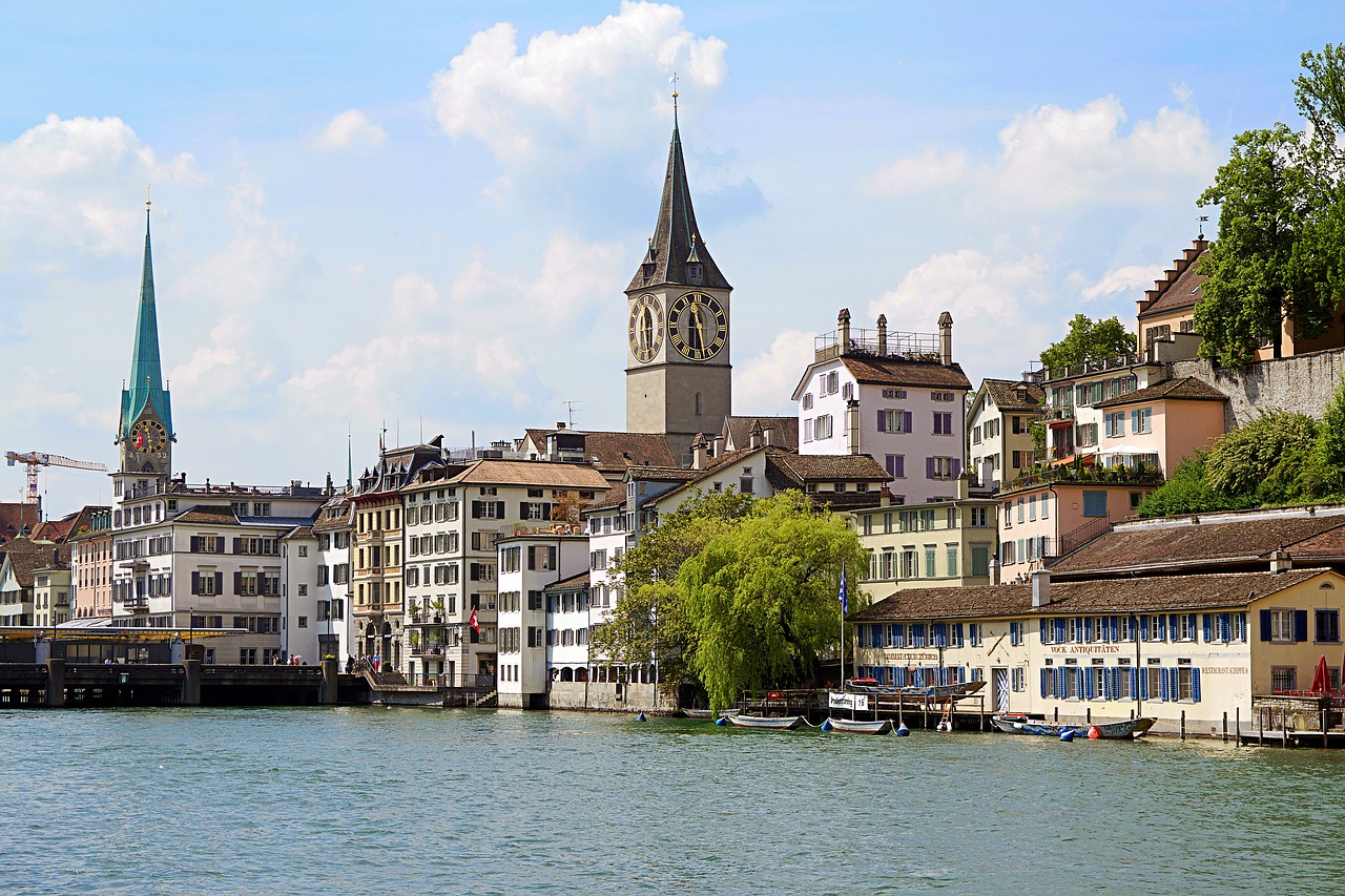 switzerland zurich limmat free photo