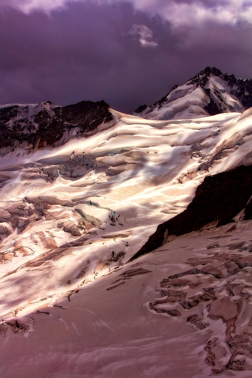 switzerland glacier mountains free photo