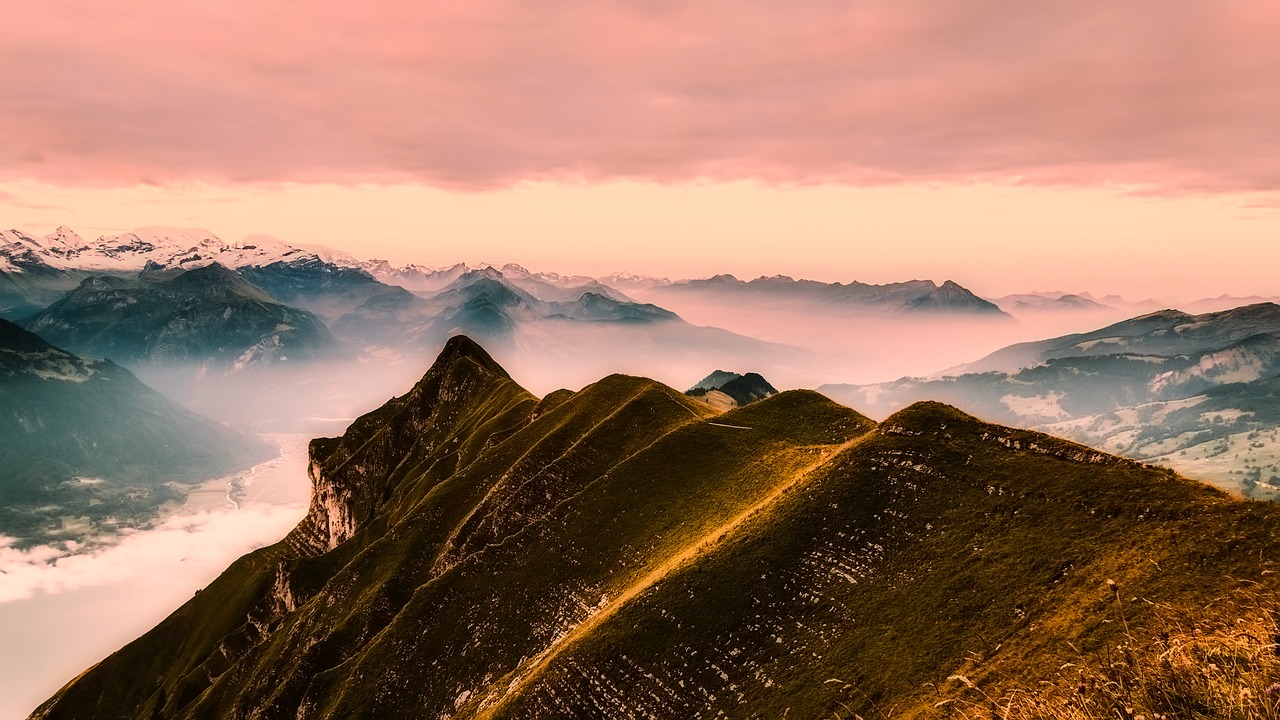 switzerland mountains panorama free photo