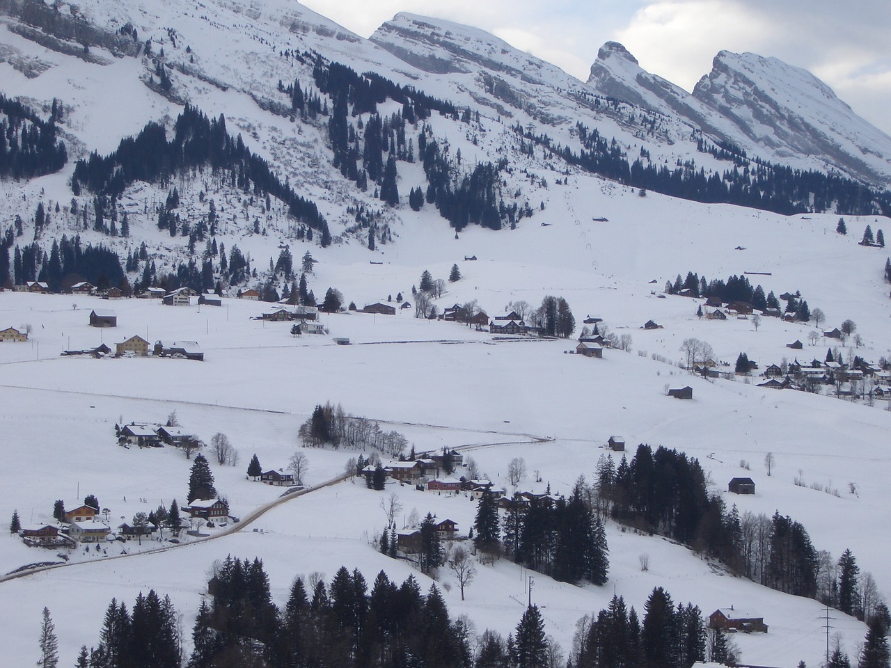 switzerland mountains view free photo