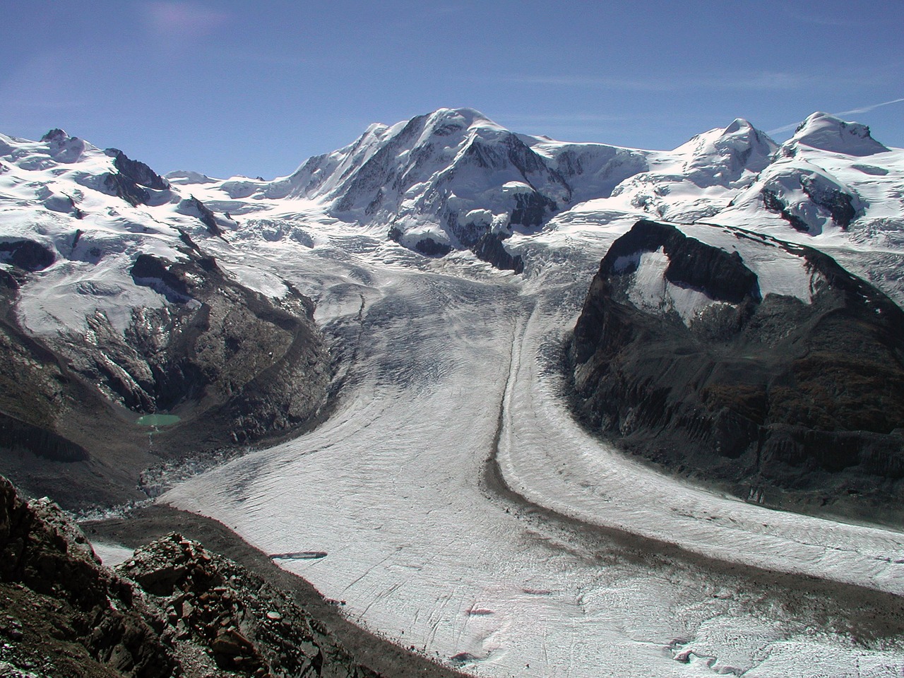 switzerland glacier frozen free photo