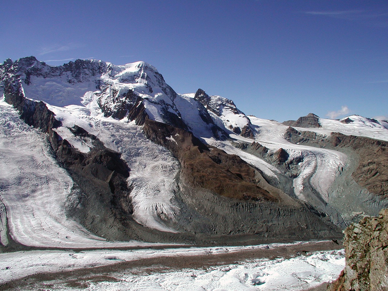 switzerland glacier snow free photo