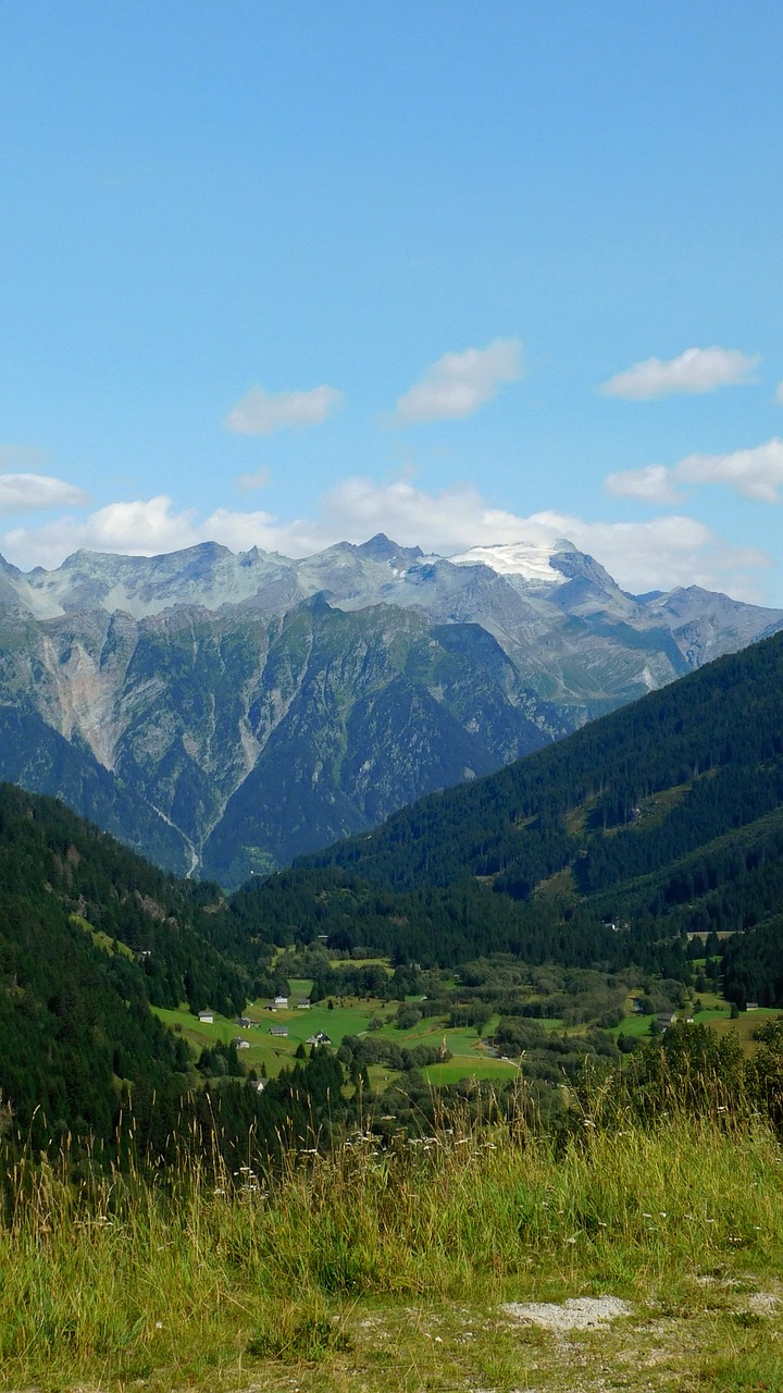 switzerland mountains clouds free photo