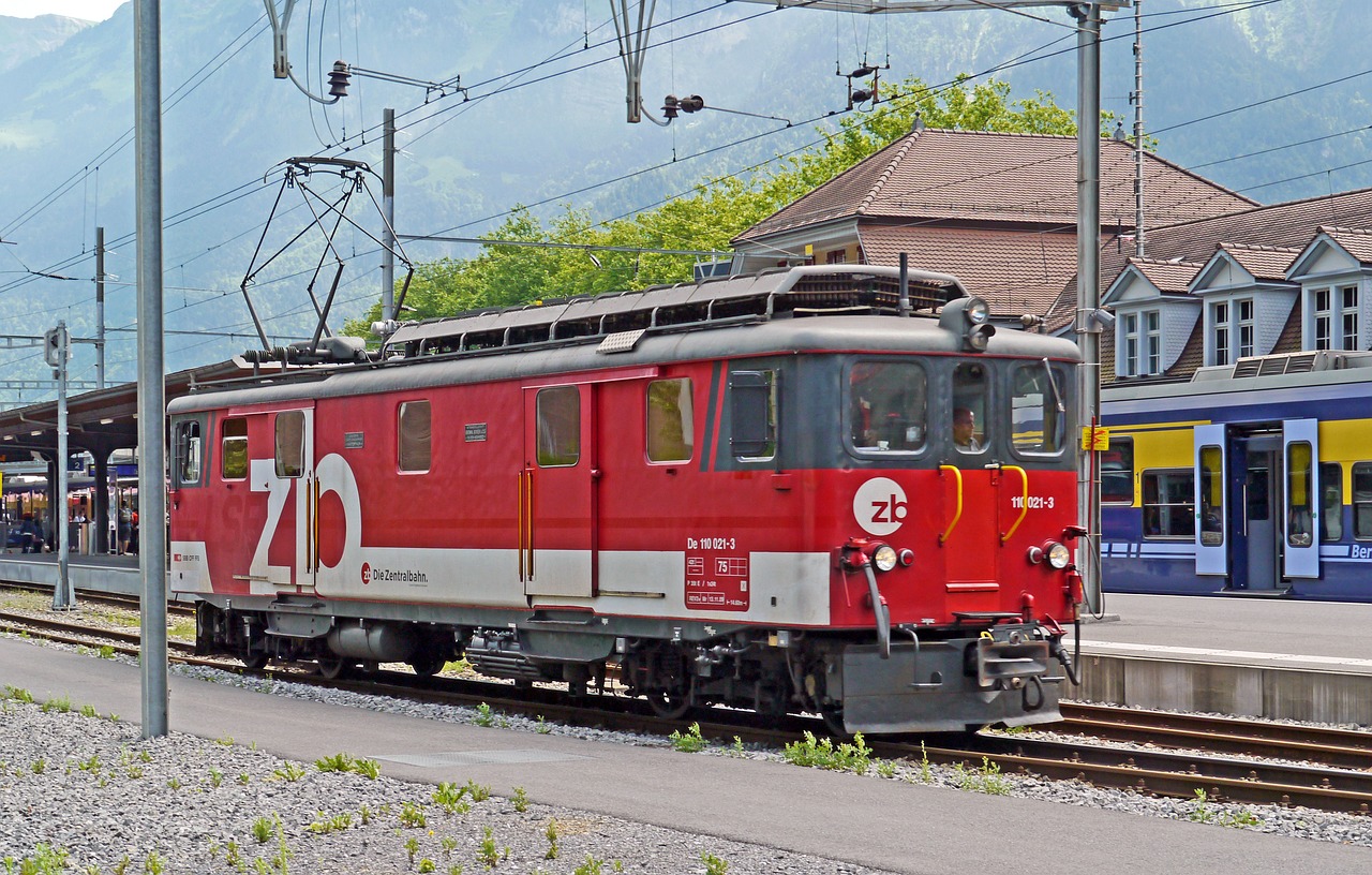 switzerland interlaken eastern railway station free photo