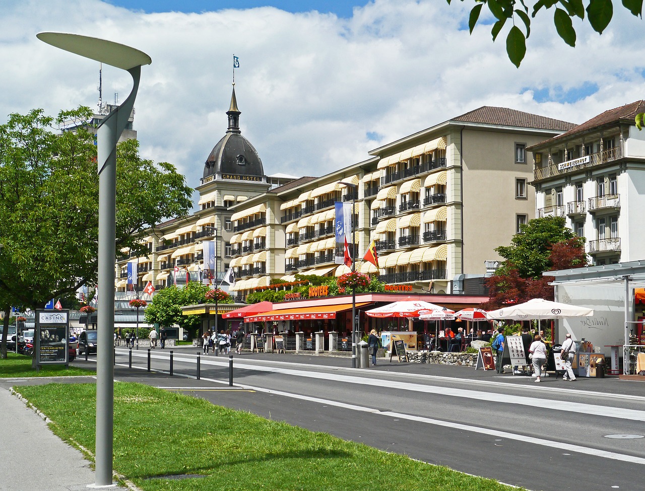 switzerland interlaken grand hotel free photo