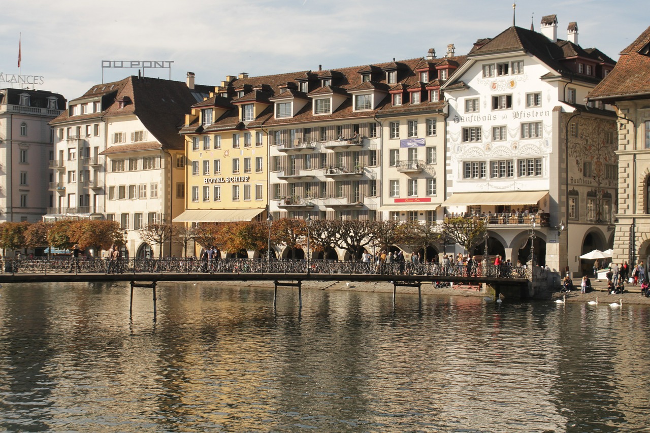 switzerland lucerne bridge free photo