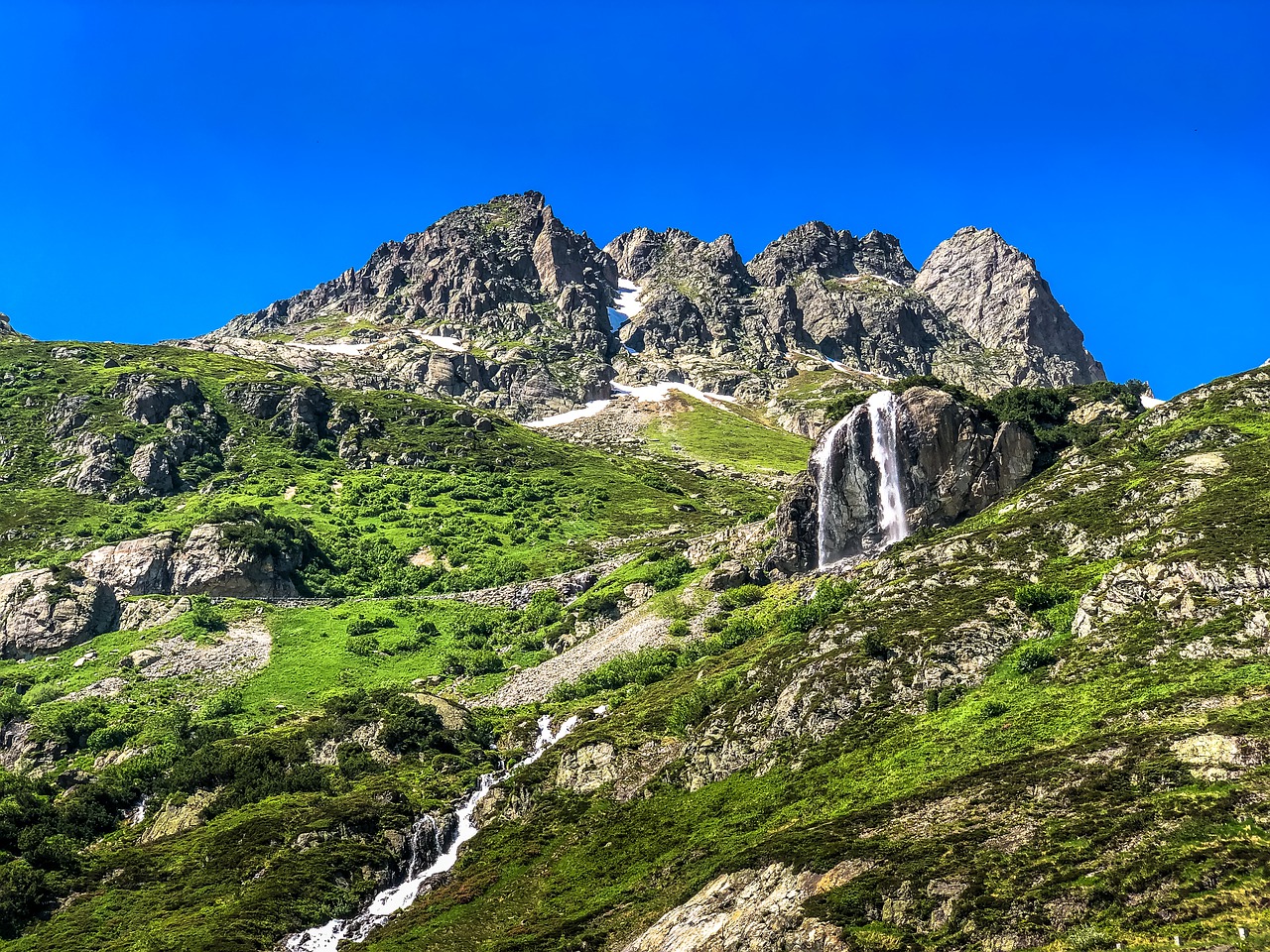 switzerland  waterfall  water free photo