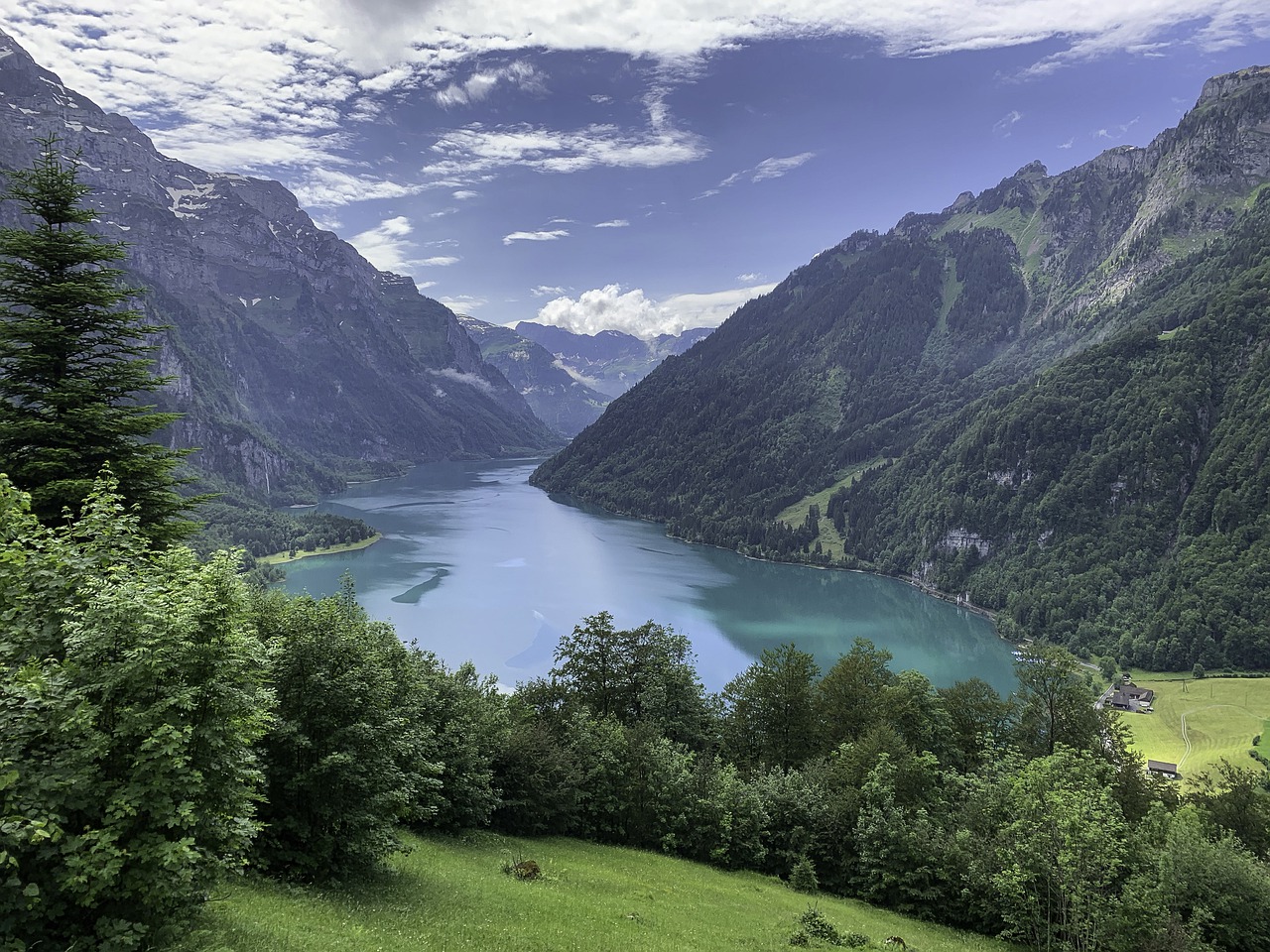 switzerland  lake  mountains free photo