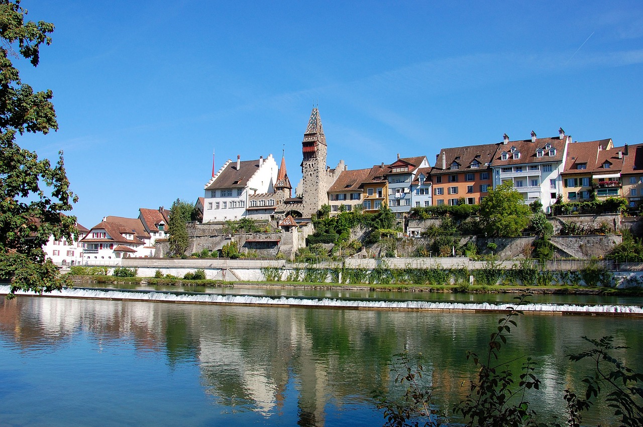 switzerland bremgarten river free photo