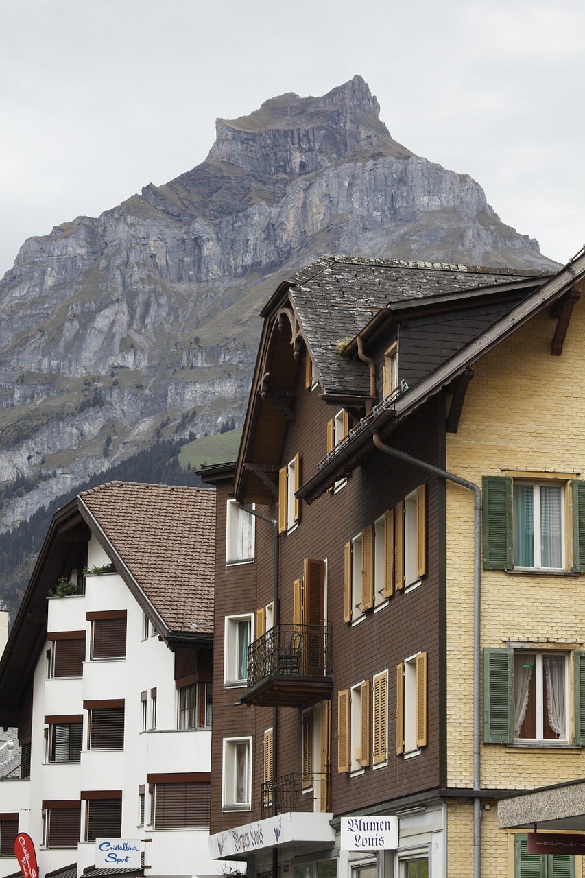 switzerland engelberg hotel free photo