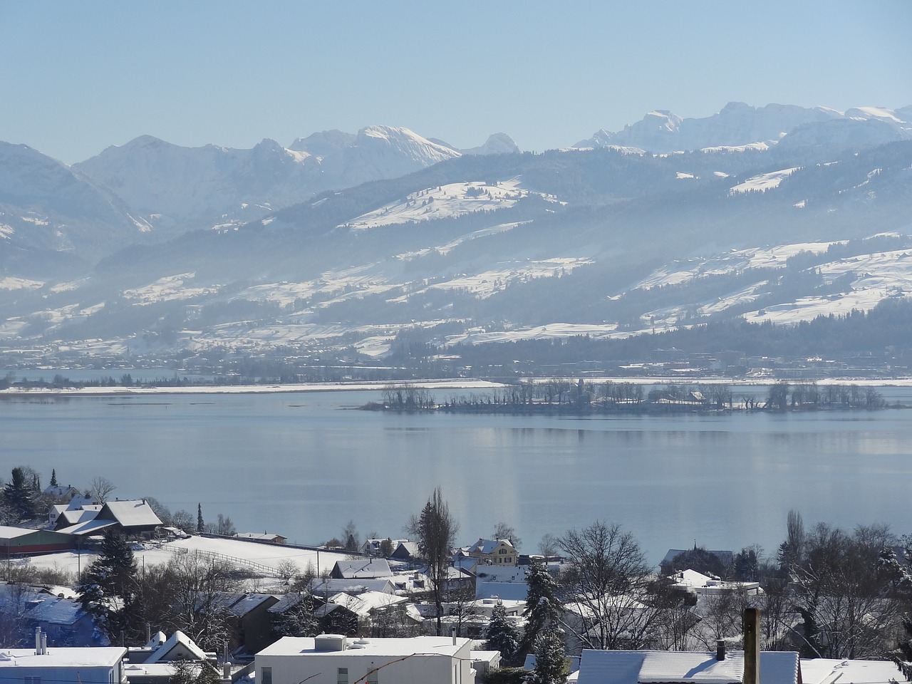 switzerland lake zurich free photo