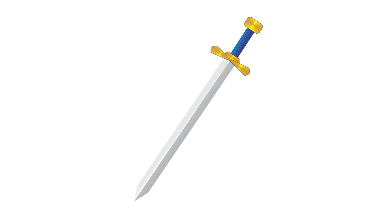 sword right golden free photo