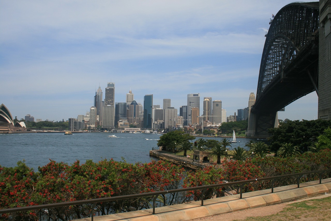 sydney port bridge free photo