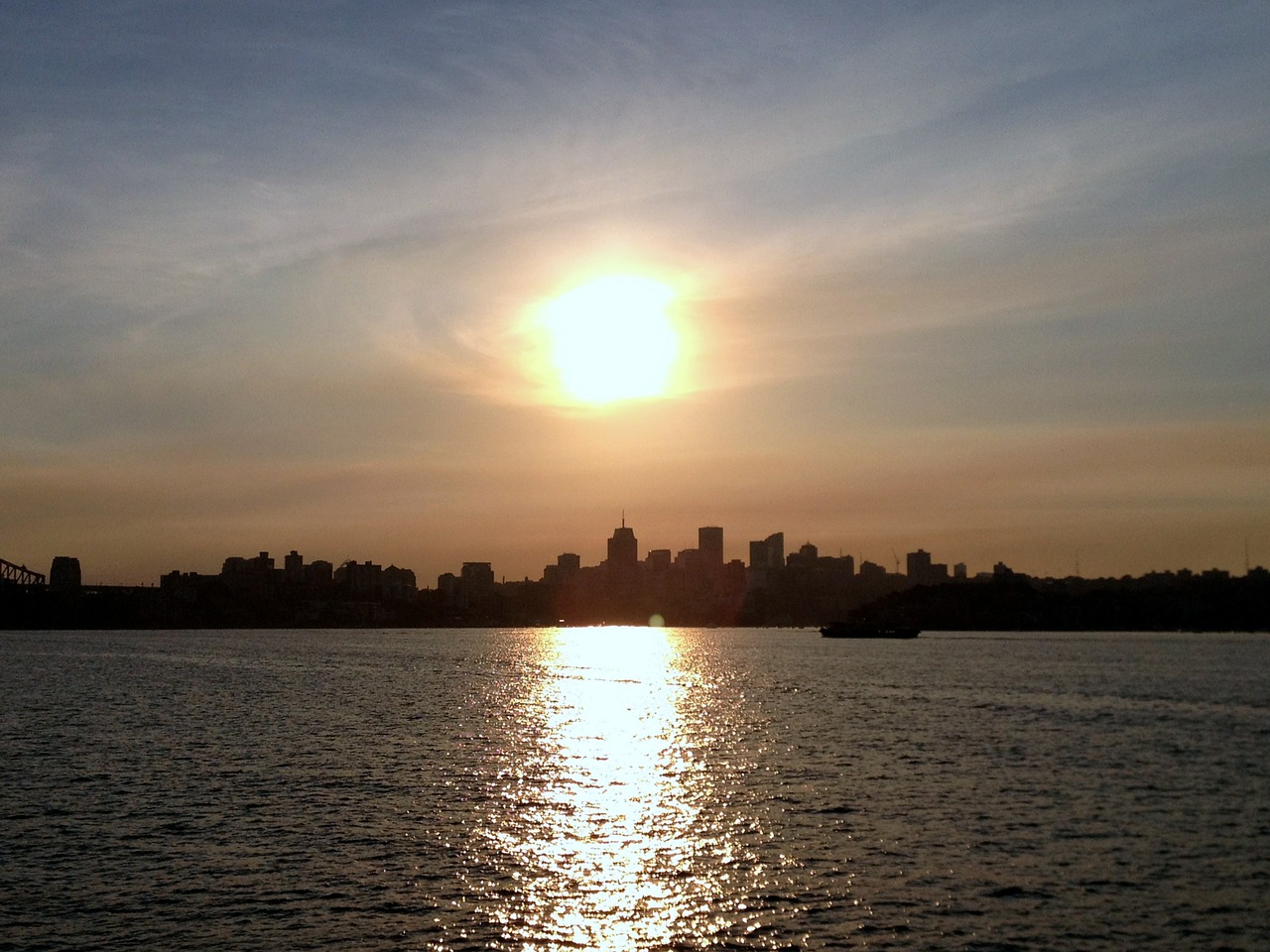 sydney sunset evening free photo