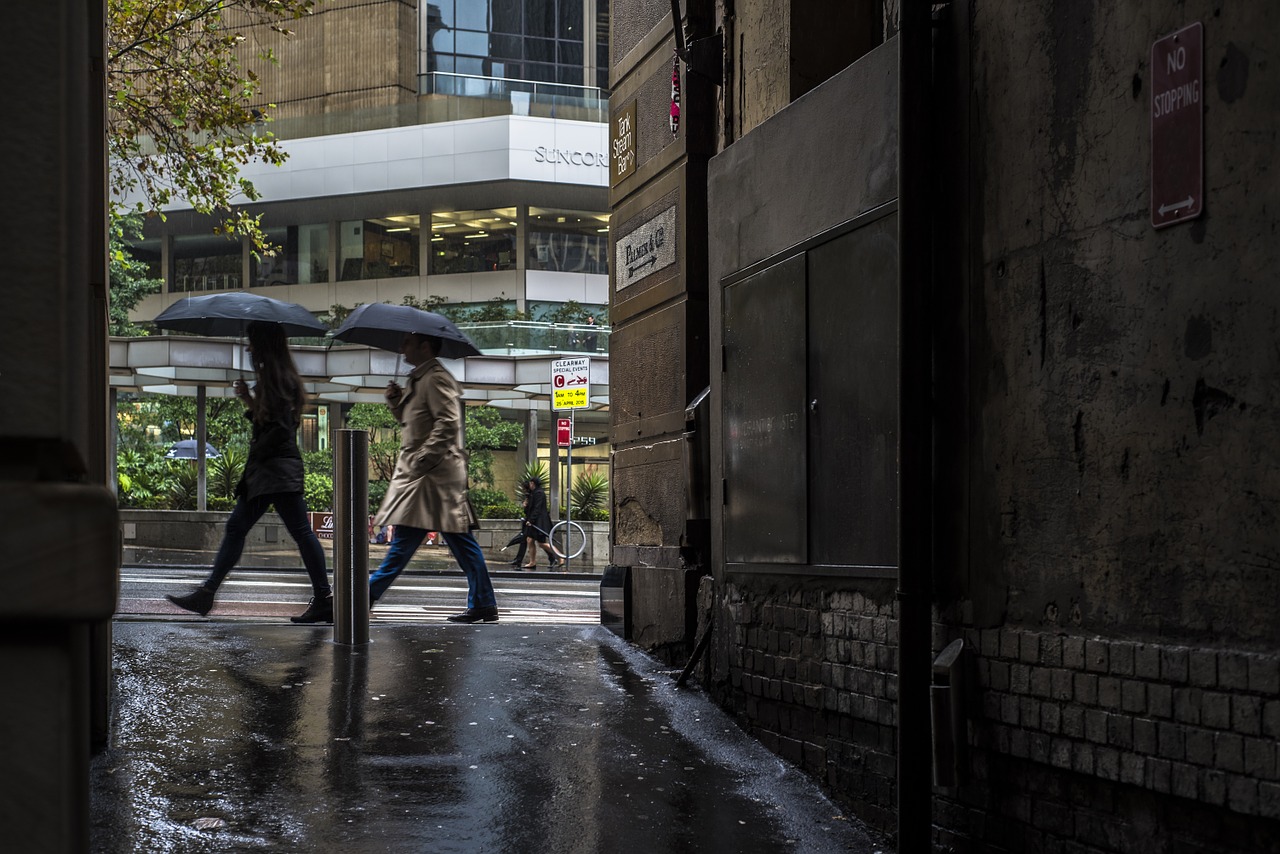 sydney rain rainy day free photo