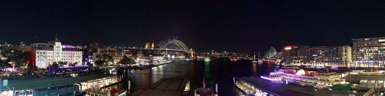 sydney australia night free photo