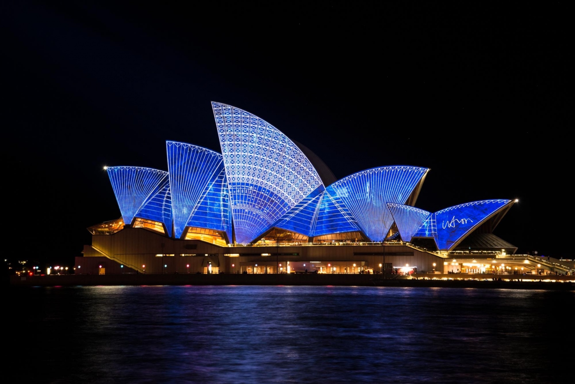 sydney opera house australia night free photo