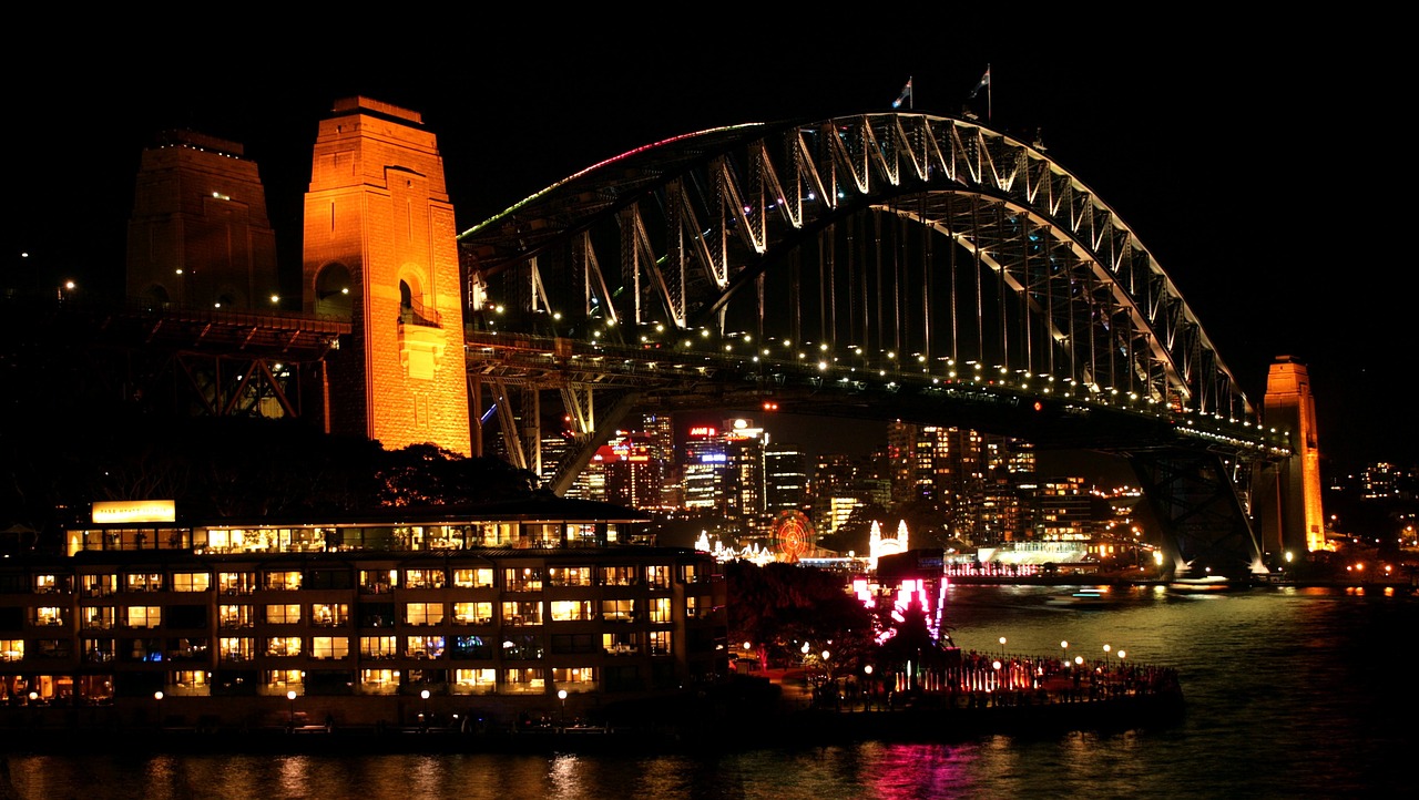 sydney harbour bridge sydney australia free photo